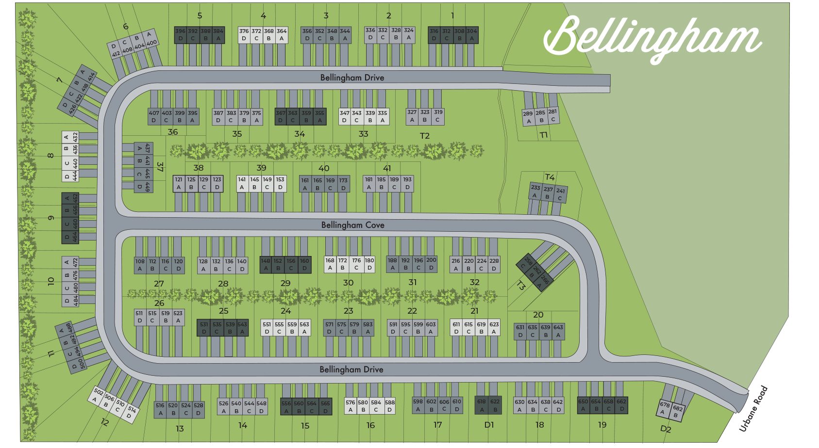 Townhouses in Cleveland TN at Bellingham Townhomes