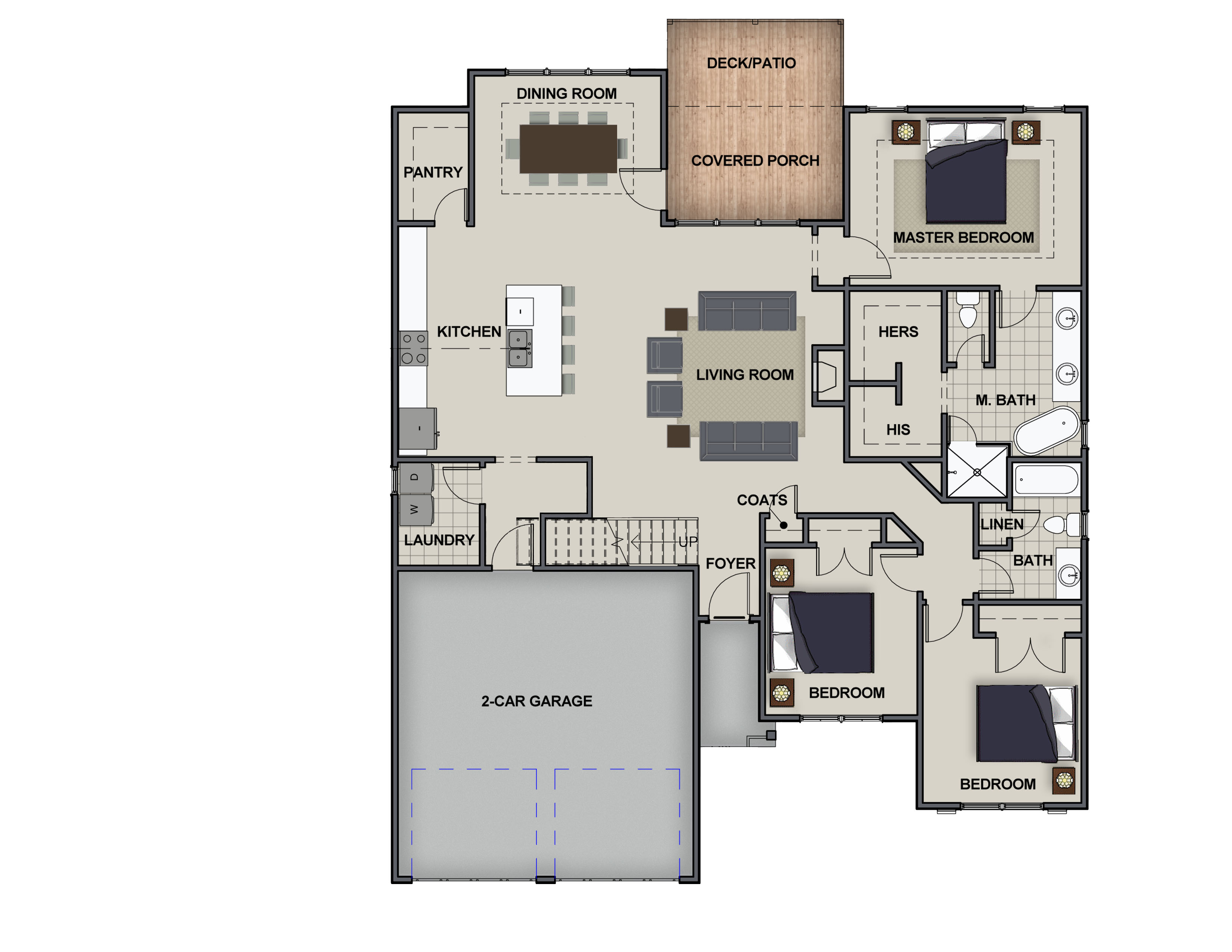 Address Hidden, 3 Bedrooms Bedrooms, ,3 BathroomsBathrooms,Single Family,Floor Plans,1070